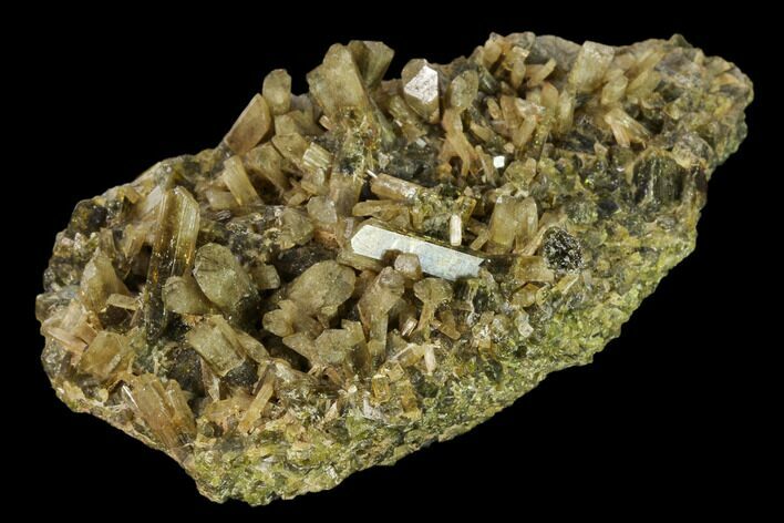Clinozoisite Crystal Cluster - Peru #149598